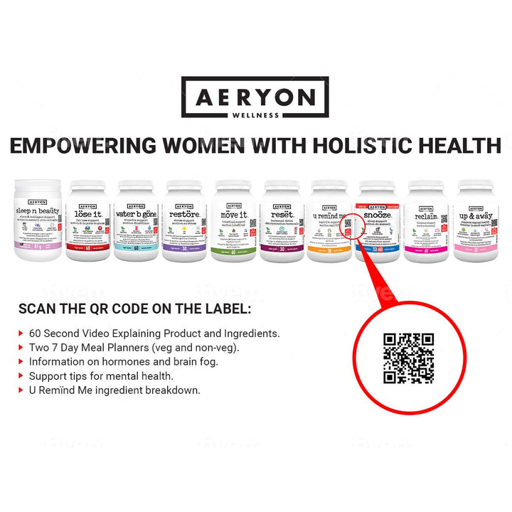Aeryon Wellness U Remïnd Me Cognitive Support