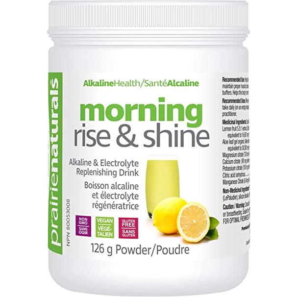 Prairie Naturals Morning Rise & Shine, Alkaline & Electrolyte Replenishing Drink
