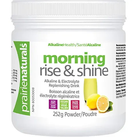 Prairie Naturals Morning Rise & Shine, Alkaline & Electrolyte Replenishing Drink