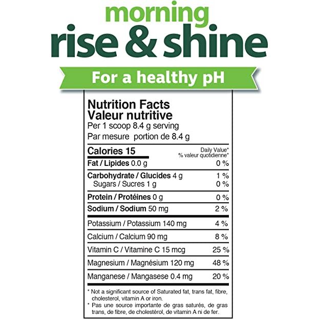 Prairie Naturals Morning Rise & Shine, Alkaline & Electrolyte Replenishing Drink