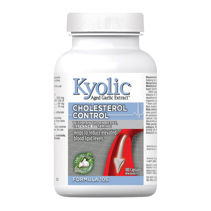 Kyolic Formula 106 Cholesterol Control with Hawthorn berry
