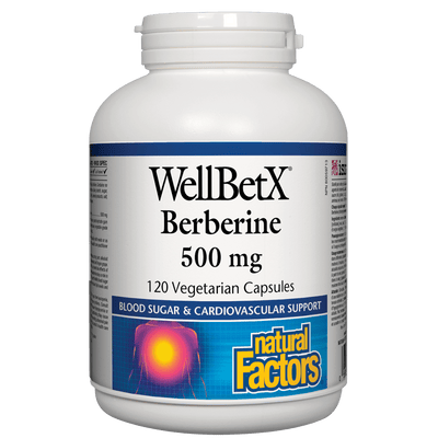 WellBetX Berberine  WellBetX 500 mg, Vegetarian Capsules