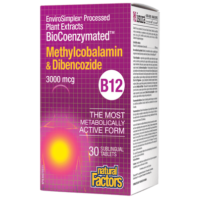 BioCoenzymated Methylcobalamin & Dibencozide  3000 mcg Sublingual Tablets