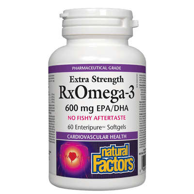 RxOmega-3  Extra Strength  600 mg Enteripure Softgels