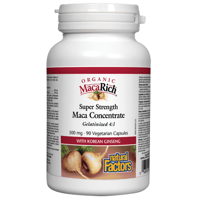 Organic MacaRich  Super Strength Maca Concentrate 500 mg Vegetarian Capsules