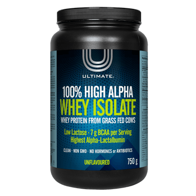 Ultimate 100% High Alpha Whey Isolate Unflavoured Powder