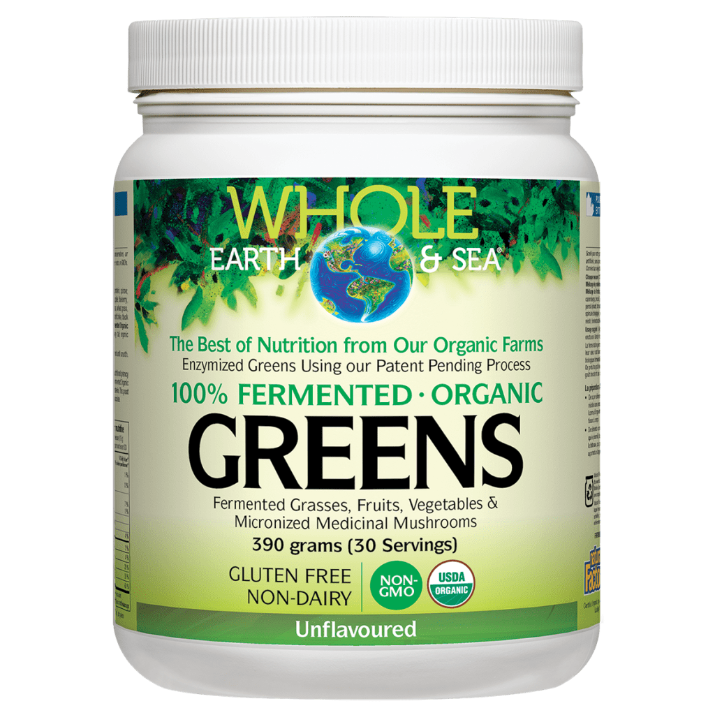 Fermented Organic Greens Unflavoured, Whole Earth & Sea Powder
