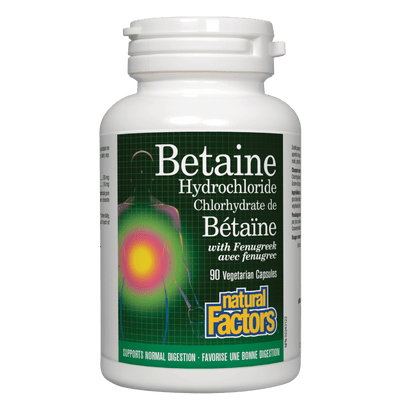 Betaine Hydrochloride with Fenugreek  Vegetarian Capsules
