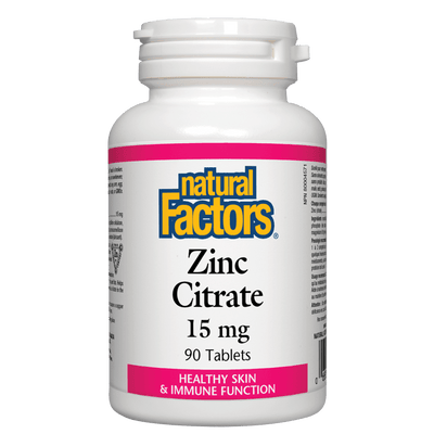 Zinc Citrate  15 mg Tablets