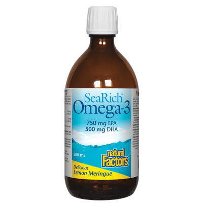 SeaRich Omega-3 750 mg EPA / 500 mg DHA, Lemon Meringue Liquid
