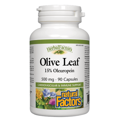 Olive Leaf 500 mg, HerbalFactors Capsules