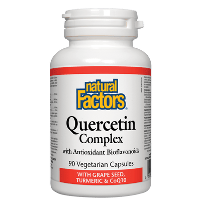Quercetin Complex with Grape Seed, Turmeric & CoQ10  Vegetarian Capsules