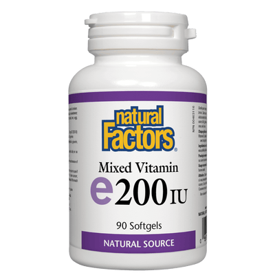 Mixed Vitamin E 200 IU, Natural Source Softgels