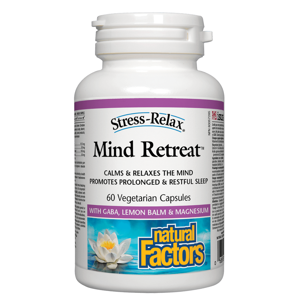 Mind Retreat, Stress-Relax Vegetarian Capsules