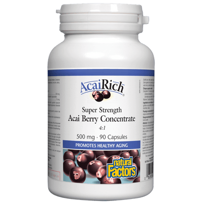 AcaiRich Super Strength Acai Berry Concentrate 500 mg Capsules