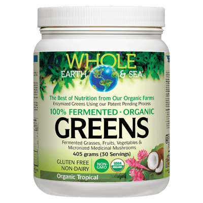 Fermented Organic Greens, Organic Tropical, Whole Earth & Sea Powder
