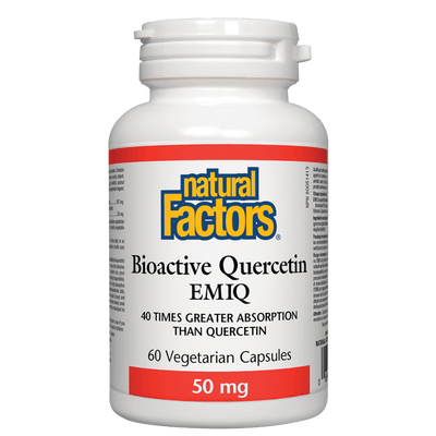 Bioactive Quercetin EMIQ  50 mg Vegetarian Capsules