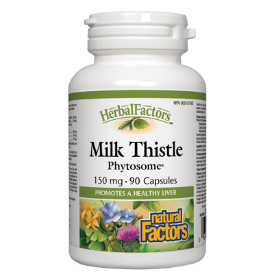 Milk Thistle Phytosome 150 mg, HerbalFactors Capsules