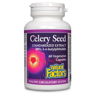 Celery Seed Standardized Extract 85% 3nB  Vegetarian Capsules