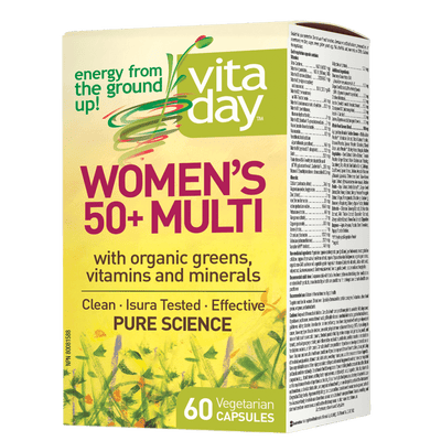 Womens 50+ Multi, VitaDay Vegetarian Capsules
