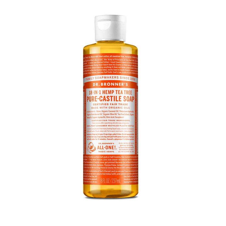 Dr. Bronner's Pure Castile Tea Tree Liquid Soap