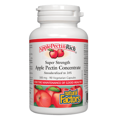 ApplePectinRich Super Strength Apple Pectin Concentrate 500 mg Vegetarian Capsules