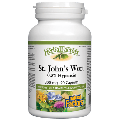 St. John's Wort, HerbalFactors 300 mg Capsules