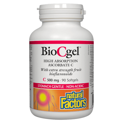 BioCgel High Absorption Ascorbate C 500 mg Softgels