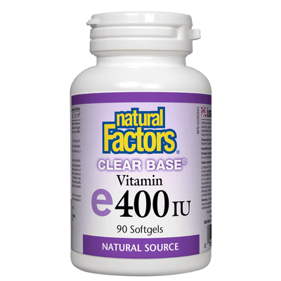 Clear Base Vitamin E 400 IU, Natural Source Softgels