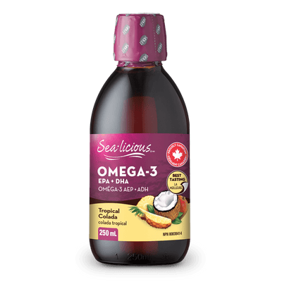 Omega-3 EPA + DHA, Tropical Colada, Sea-licious Liquid