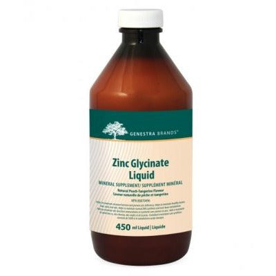 Genestra Zinc Glycinate Liquid Peach-Tangerine Flavour