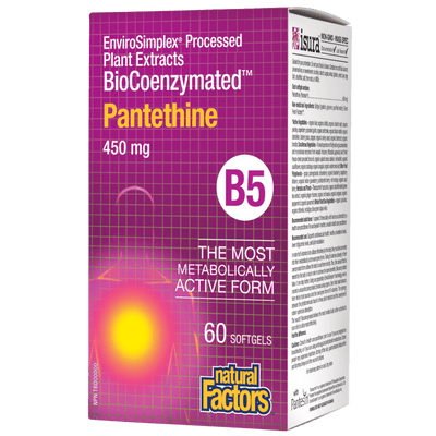 BioCoenzymated Pantethine B5 450 mg Softgels